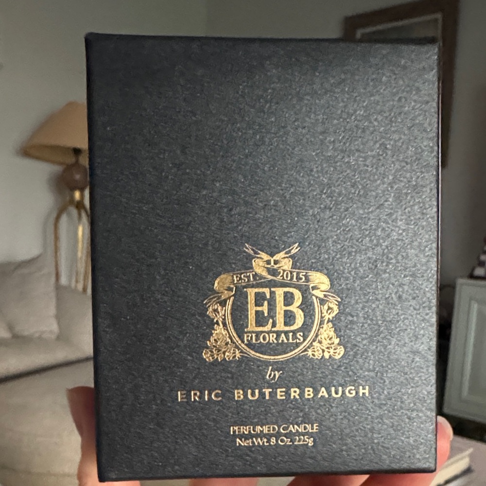 Eric Buterbaugh EB Florals Perfumed Candle Lavender & Wood NWT